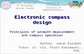 Electronic compass design Principles of azimuth measurement and compass operation