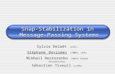 Snap-Stabilization in  Message-Passing Systems