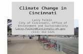 Climate Change in Cincinnati Larry Falkin