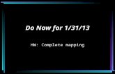 Do Now  for 1/31/13