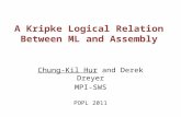 A  Kripke  Logical  Relation Between  ML and Assembly