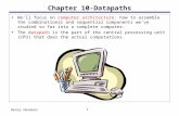 Chapter 10-Datapaths