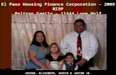 El Paso Housing Finance Corporation – 2009 NIBP Beltran Family – 11444 Lone Wolf