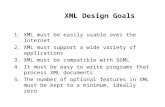 XML Design Goals