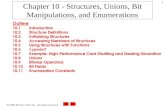 Chapter 10 - Structures, Unions, Bit Manipulations, and Enumerations