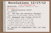 Revolutions 12/17/12 mrmilewski
