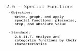2.6 –  Special Functions