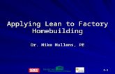 Applying Lean to Factory Homebuilding