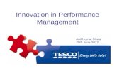 Innovation in Performance Management