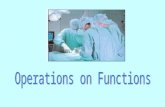 Operations on Functions