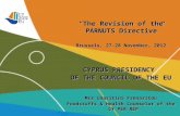 “The Revision of the PARNUTS Directive” Brussels, 27-28 November, 2012 CYPRUS PRESIDENCY