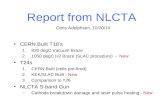 Report from NLCTA