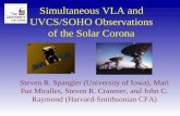 Simultaneous VLA and UVCS/SOHO Observations of the Solar Corona