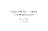 Assessment 2 – Part B Oral Presentation