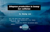 Dilepton  production in heavy ion collision