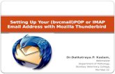 Setting Up Your ( bvcmail )POP or IMAP Email Address with Mozilla Thunderbird