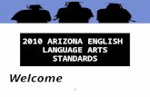2010 Arizona English  Language Arts Standards