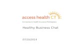 Healthy Business Chat 07/10/2014