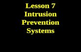 Lesson 7 Intrusion Prevention Systems