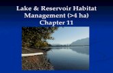 Lake & Reservoir Habitat Management (>4 ha) Chapter 11