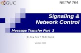 Signaling &  Network Control