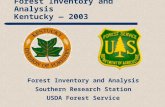 Forest Inventory and Analysis Kentucky — 2003