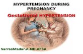 HYPERTENSION DURING PREGNANCY Gestational  HYPERTENSION