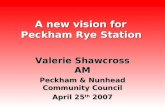 A new vision for  Peckham Rye Station