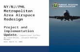 NY/NJ/PHL Metropolitan Area Airspace Redesign Project and Implementation Update