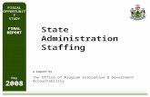 State Administration Staffing