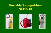 Portable Extinguishers NFPA 10