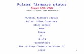 Pulsar firmware status