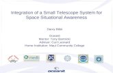 Integration of a Small Telescope System for Space Situational Awareness