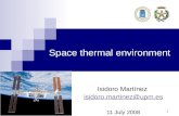 Space thermal environment