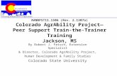 By Robert J. Fetsch, Extension Specialist & Director, Colorado AgrAbility Project,