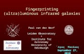 Fingerprinting (ultra)luminous infrared galaxies