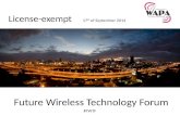 Future Wireless Technology Forum