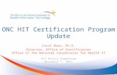 ONC HIT Certification Program Update