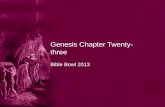 Genesis Chapter Twenty-three