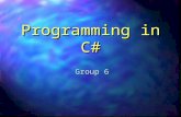 Programming in C#