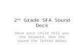 2 nd  Grade SFA Sound Deck