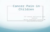 Cancer Pain in Children