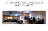 UK Council meeting April 2012 Cardiff