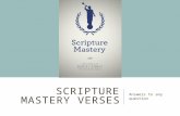 Scripture Mastery verses