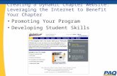 Creating a Dynamic Chapter Website: Leveraging the Internet to Benefit Your Chapter