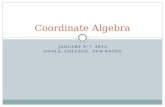 Coordinate Algebra