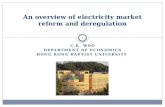 An overview of electricity market reform and deregulation