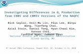 Investigating Differences in O 3  Production from CB05 and CBMIV Versions of the NAQFC