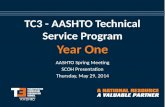 TC3 - AASHTO Technical Service Program Year One
