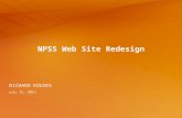 NPSS Web Site Redesign